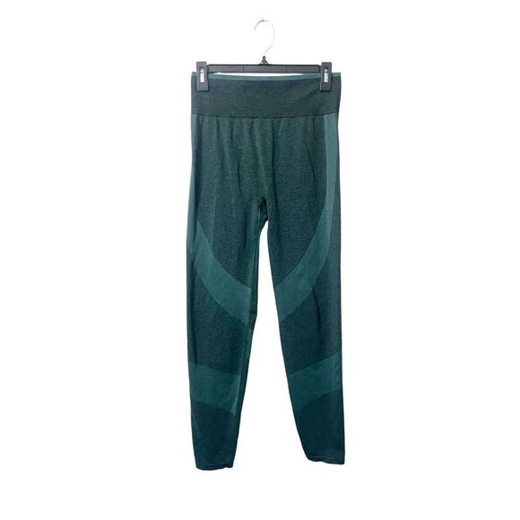 PINK Victoria’s Secret Seamless Green Athletic Leggings Size‎ Large - Picture 1 of 3